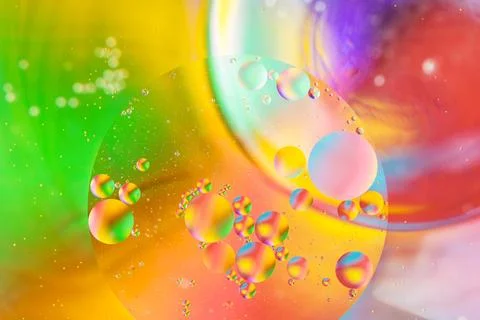 Abstract background in macro space style. Vibrant colors Stock-Illustration