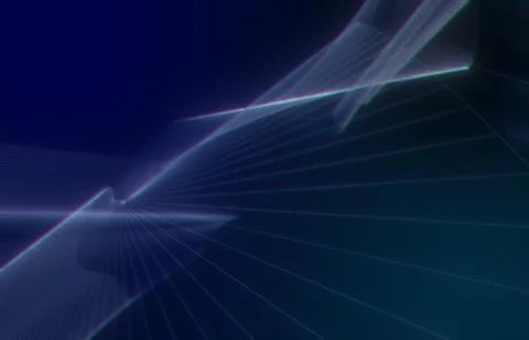 Abstract background made of animated lines Stock Photos
