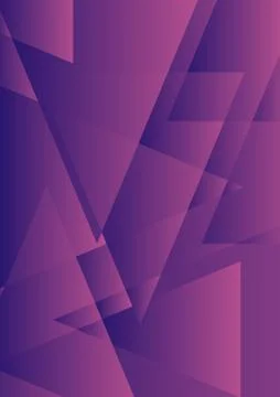 Abstract background made of blue-violet triangles イラスト素材