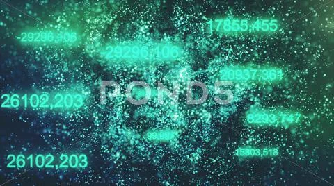 Abstract Background Made In Computer Graphics With Particle Creator