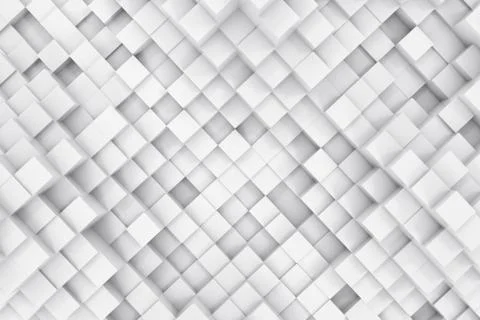 Abstract background made of cubes. 3d illustration Stock Illustration