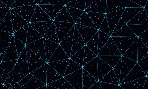 Abstract background made from lines and triangles. Low poly style design. Stock Illustration