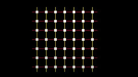 Abstract Background Made ??From Lines Of Stacked Cubes 3d illustration Stock Illustration