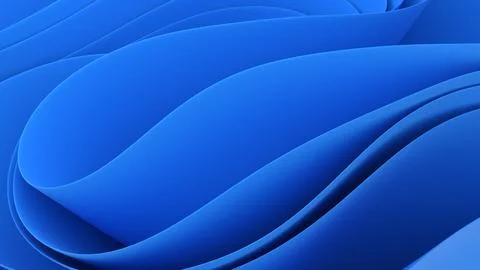 An abstract background made of multi-layered crumpled fabric in 3D rendering Stock Illustration