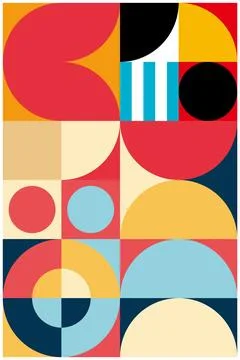 Abstract background made of neatly arranged circles Stock Illustration