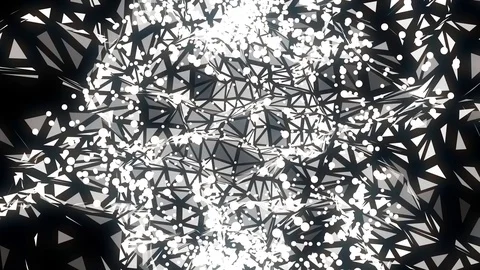 Abstract background made of particles. 4K motion graphics. Stock Footage 130005070