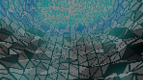 Abstract background made of particles. 4K motion graphics. Stock Footage 130006801