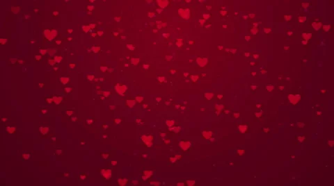Abstract background made of pink rotating hearts, Valentine'S Day Stock Footage 45903767