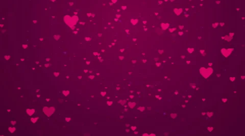 Abstract background made of pink rotating hearts, Valentine'S Day Stock Footage 45903910