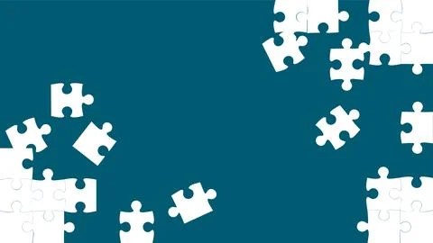 Abstract background made of puzzle pieces. vector illustration Illustrazione stock