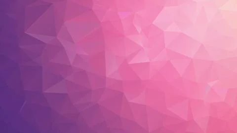 Abstract background made of small multicolor triangles. Lilac, pink, sky blue Stock Illustration