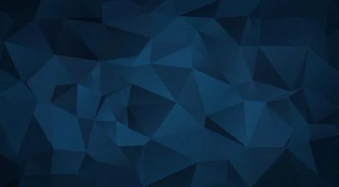 Abstract background made of small triangles. Dark blue Illustrazione stock