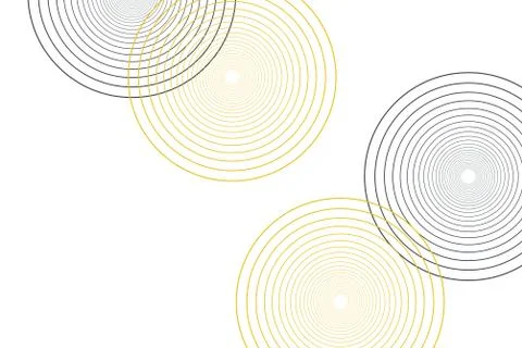 Abstract background made with thin lines forming circles. Stock Illustration