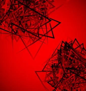 Abstract background made of triangular shapes Stock Illustration