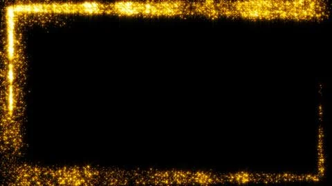 Abstract background with magic border. 3d render Stock Illustration