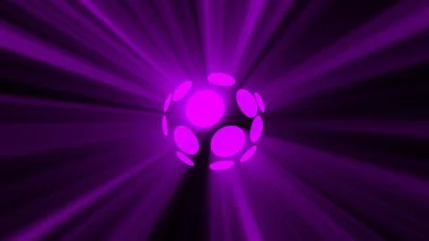 Abstract background with magic disco sphere Stock Illustration