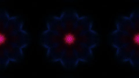 Abstract background, magic drawing, red and blue on black. Stock-Footage 82942176