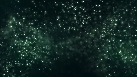 Abstract background of magic dust particles, particles glow and move Stock Footage 261049588