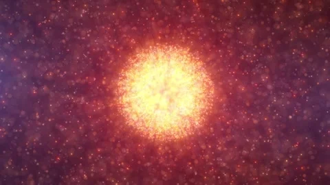 Abstract background of magic dust particles, particles glow Stock Footage 268054293