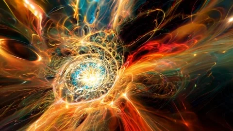 Abstract background Magic, , glowing fluid movement Stock Footage 284366630