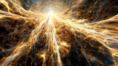 Abstract background Magic, , glowing fluid movement Stock Footage 284366635