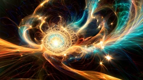 Abstract background Magic, , glowing fluid movement Stock Footage 284366655