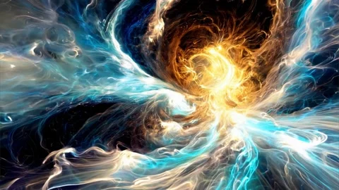 Abstract background Magic, , glowing fluid movement Stock Footage 284366658