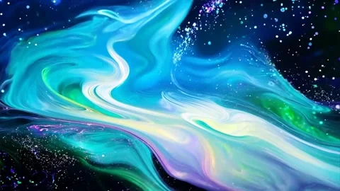 Abstract background Magic, , glowing fluid movement Stock Footage 285341868