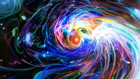 Abstract background Magic, , glowing fluid movement Stock Footage 285341870