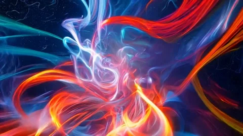Abstract background Magic, , glowing fluid movement Stock Footage 285664579