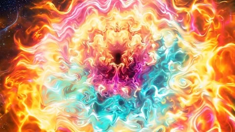 Abstract background Magic, , glowing fluid movement Video stock 285664667