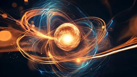 Abstract background Magic, , glowing fluid movement Video stock 285664695