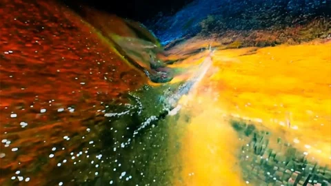 Abstract background Magic, , glowing fluid movement Video stock 285779300