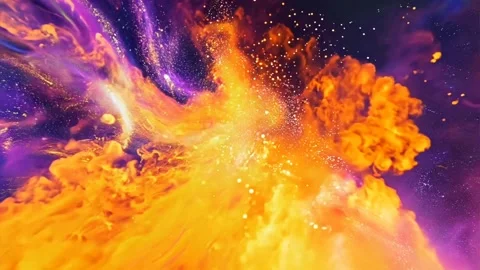 Abstract background Magic, , glowing fluid movement Video stock 285779355