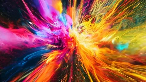 Abstract background Magic, , glowing fluid movement Video stock 285779369