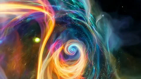 Abstract background Magic, , glowing fluid movement Video stock 286249351