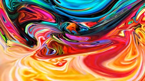 Abstract background Magic, , glowing fluid movement Stock Footage 302137298