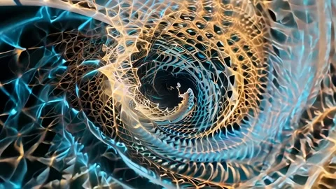 Abstract background Magic, , glowing fluid movement Stock Footage 302137323