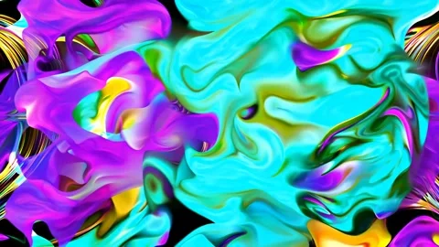 Abstract background Magic, , glowing fluid movement Stock Footage 302137419