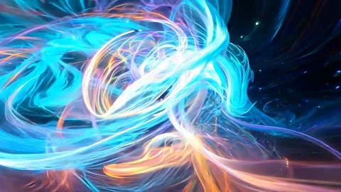 Abstract background Magic, , glowing fluid movement Stock Footage 302137430