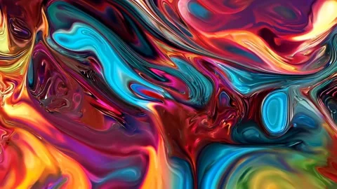 Abstract background Magic, , glowing fluid movement Stock Footage 302137480