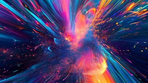 Abstract background Magic, , glowing fluid movement Stock Footage 302138217