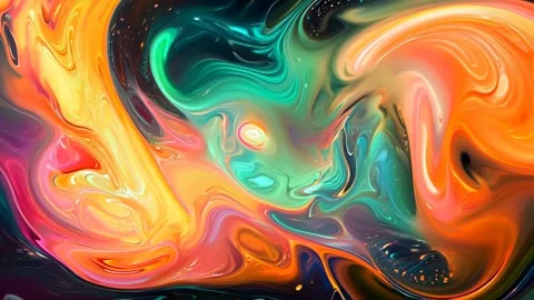 Abstract background Magic, , glowing fluid movement Stock Footage 302138660