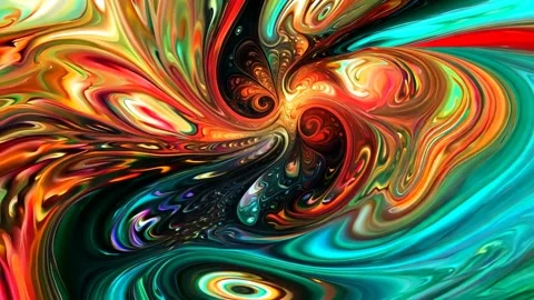 Abstract background Magic, , glowing fluid movement Stock Footage 302139360