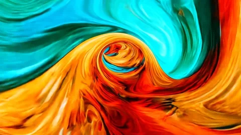 Abstract background Magic, , glowing fluid movement Stock Footage 302143177