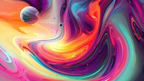 Abstract background Magic, , glowing fluid movement Stock Footage 302143657