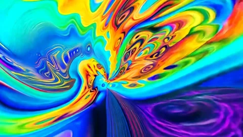 Abstract background Magic, , glowing fluid movement Stock Footage 302193411