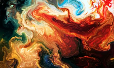 Abstract background Magic, , glowing fluid movement Stock Footage 302285836