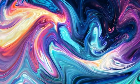 Abstract background Magic, , glowing fluid movement Stock Footage 302285898