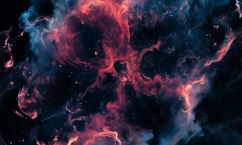 Abstract background Magic, , glowing fluid movement Stock Footage 302285906